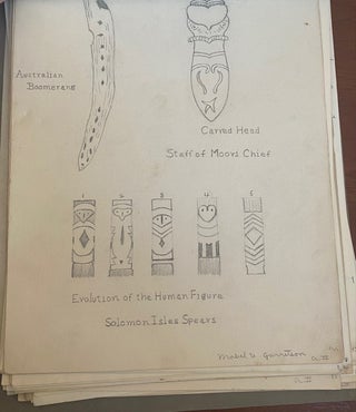 1899-1905 HERBARIUM and ART HISTORY PAPER - NEW JERSEY