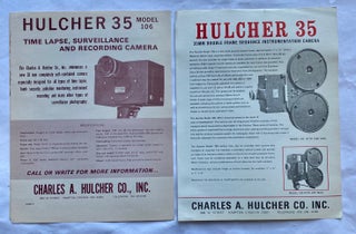 HULCHER HIGH SPEED CAMERA COMPANY PHOTO LOT c. 1960-1990