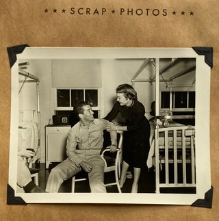 EDGAR BERGEN & CHARLIE McCARTHY VISITING WOUNDED MARINES PHOTO ALBUM c. 1952