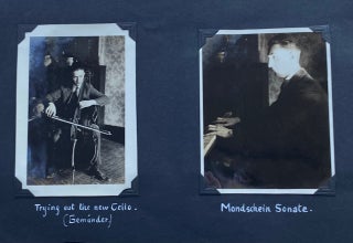 MID 1920s GERMAN MAN (MUSICIAN?) IMMIGRATES TO NYC PHOTO ALBUM