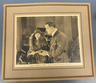 1925 SILENT FILM WITHOUT MERCY - MOUNTED PUBLICITY PHOTOS