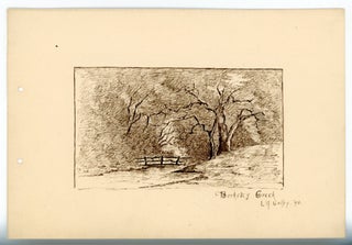 1890 BERKELEY CALIFORNIA PEN & INK SKETCHBOOK