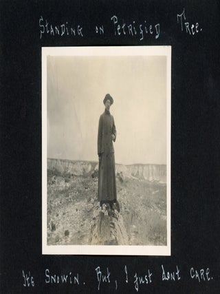 1910s ARIZONA PHOTO ALBUM - PETRIFIED FOREST - GAY COUPLE?