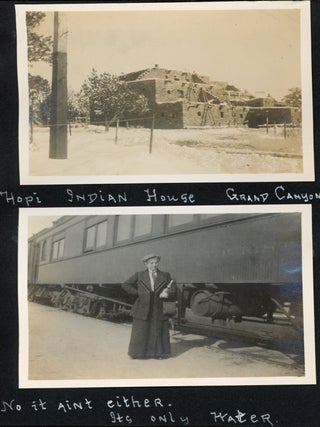 1910s ARIZONA PHOTO ALBUM - PETRIFIED FOREST - GAY COUPLE?