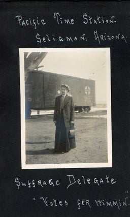 1910s ARIZONA PHOTO ALBUM - PETRIFIED FOREST - GAY COUPLE?