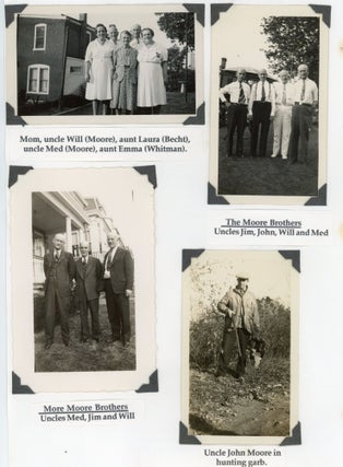 A MAN'S LIFE IN PHOTOS - PHILADELPHIA to WWII GERMANY PHOTO ALBUMS