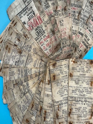1940s MOVIE MEMORABILIA - BLACKIE'S COLORTOWN THEATER MANASQUAN NJ - HANDBILLS