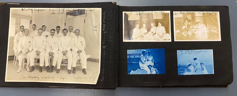 Item #849 1910s NURSING STUDENT - WESLEY MEMORIAL HOSPITAL CHICAGO PHOTO ALBUM