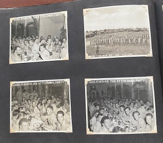 1943-1945 US ARMY AIR FORCES - INDIA and STATE SIDE - VJ DAY - PHOTO ALBUM