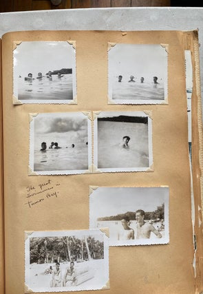 WWII PACIFIC THEATER PHOTO ALBUM SCRAPBOOK by KANSAS MAN