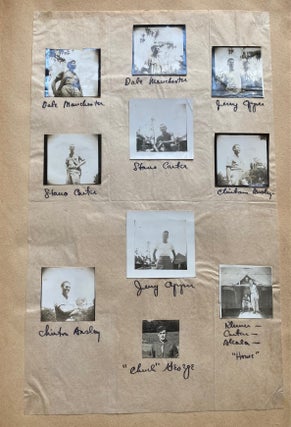 WWII PACIFIC THEATER PHOTO ALBUM SCRAPBOOK by KANSAS MAN