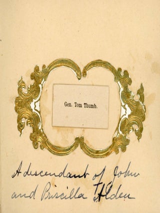 CIVIL WAR ERA AUTOGRAPH MEMORY BOOK - HULING FAMILY, SARATOGA SPRINGS NY