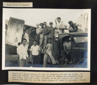 Item #862 MISSIONARY FAMILY MOVE by AIR CARGO from CUBA to the BAHAMAS 1950s PHOTO ALBUM