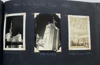 1939 WESTERN TRAVEL PHOTO ALBUM & HANDWRITTEN DIARY