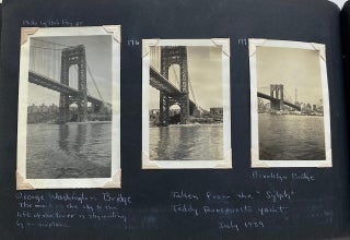1939 WESTERN TRAVEL PHOTO ALBUM & HANDWRITTEN DIARY
