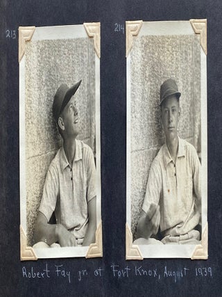 1939 WESTERN TRAVEL PHOTO ALBUM & HANDWRITTEN DIARY
