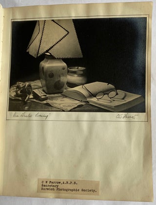 ENGLISH ART ALBUM – PHOTOGRAPHS, PAINTINGS, PRISON ART, etc. 1930s-1950