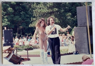 Item #876 NUDE BEAUTY PAGEANT - MISS NUDE GALAXY c. 1990 SNAPSHOT PHOTO COLLECTION