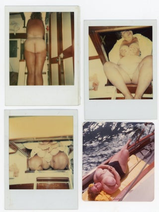 HUGH HEFNER WANNABE TAKES NUDES OF WOMEN ON A SAILBOAT 1950s-1980s PHOTO LOT