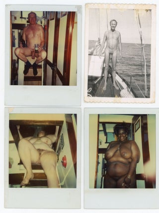 HUGH HEFNER WANNABE TAKES NUDES OF WOMEN ON A SAILBOAT 1950s-1980s PHOTO LOT