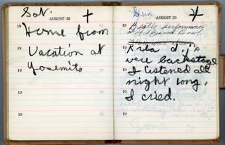 1964 TEENAGE GIRL BEATLES FAN HANDWRITTEN DIARY