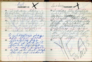 1964 TEENAGE GIRL BEATLES FAN HANDWRITTEN DIARY