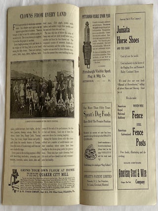 1919 CIRCUS COLOSSAL - RINGLING BROS BARNUM BAILEY ITEMS