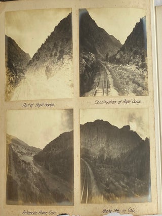 1901 WESTERN TRAIN TRIP - CALIFORNIA, ROCKIES, etc