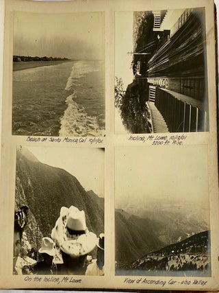 1901 WESTERN TRAIN TRIP - CALIFORNIA, ROCKIES, etc