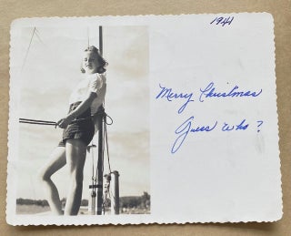 IOWA TEENAGE GIRL LOVE SPORTS & WRITING OBITUARIES SCRAPBOOK PHOTO ALBUM 1938-1944 ish