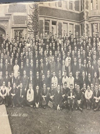 BOWDOIN UNIVERSITY BRUNSWICK MAINE 1920 PANORAMIC PHOTO