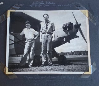 Item #908 AVIATION - HOOD COLLEGE, MARYLAND PHOTO ALBUM 1935-1941