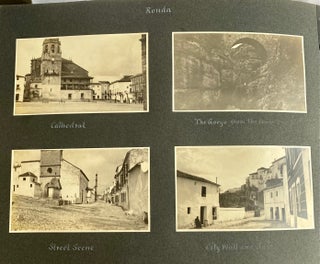 SPAIN and ITALY 1907 PHOTO ALBUM