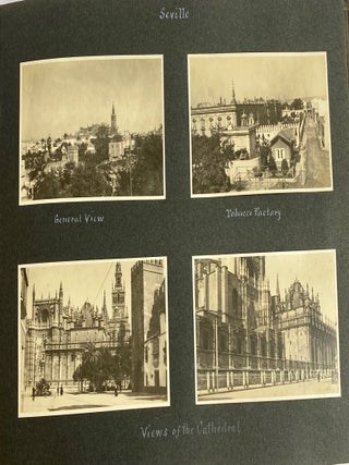 SPAIN and ITALY 1907 PHOTO ALBUM