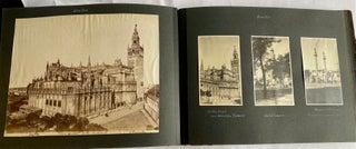 SPAIN and ITALY 1907 PHOTO ALBUM