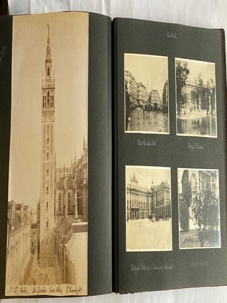 SPAIN and ITALY 1907 PHOTO ALBUM