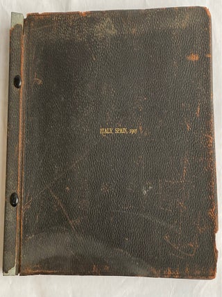 SPAIN and ITALY 1907 PHOTO ALBUM