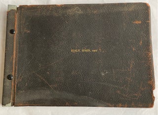 SPAIN and ITALY 1907 PHOTO ALBUM