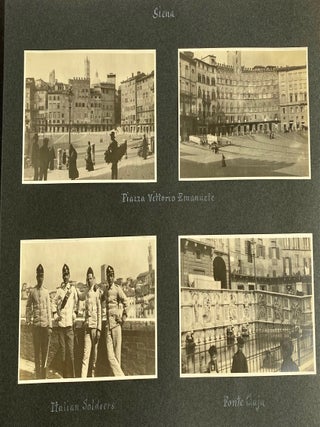 SPAIN and ITALY 1907 PHOTO ALBUM