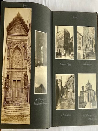 SPAIN and ITALY 1907 PHOTO ALBUM