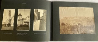 SPAIN and ITALY 1907 PHOTO ALBUM