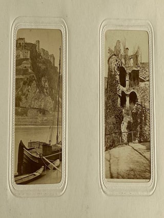 1871-1873 CDV PHOTO ALBUM of EUROPE PUT TOGETHER by CHILDREN'S BOOK AUTHOR ANNIE HAVEN THWING