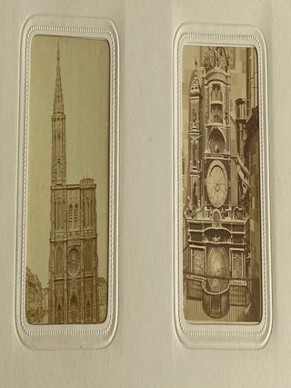 1871-1873 CDV PHOTO ALBUM of EUROPE PUT TOGETHER by CHILDREN'S BOOK AUTHOR ANNIE HAVEN THWING