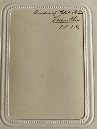 1871-1873 CDV PHOTO ALBUM of EUROPE PUT TOGETHER by CHILDREN'S BOOK AUTHOR ANNIE HAVEN THWING