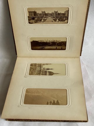 1871-1873 CDV PHOTO ALBUM of EUROPE PUT TOGETHER by CHILDREN'S BOOK AUTHOR ANNIE HAVEN THWING