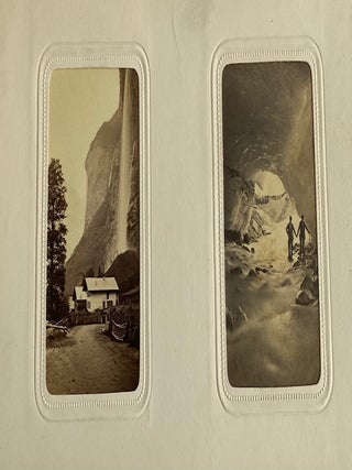 1871-1873 CDV PHOTO ALBUM of EUROPE PUT TOGETHER by CHILDREN'S BOOK AUTHOR ANNIE HAVEN THWING