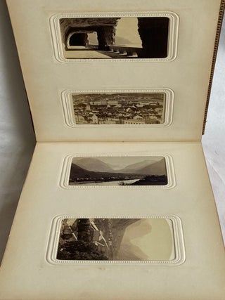 1871-1873 CDV PHOTO ALBUM of EUROPE PUT TOGETHER by CHILDREN'S BOOK AUTHOR ANNIE HAVEN THWING