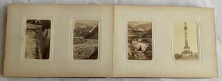 1871-1873 CDV PHOTO ALBUM of EUROPE PUT TOGETHER by CHILDREN'S BOOK AUTHOR ANNIE HAVEN THWING
