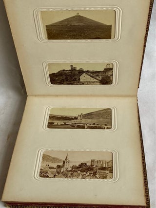 1871-1873 CDV PHOTO ALBUM of EUROPE PUT TOGETHER by CHILDREN'S BOOK AUTHOR ANNIE HAVEN THWING