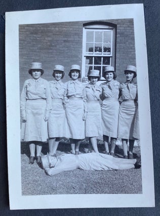 Item #918 WOMEN'S ARMY CORP (WAC) WWII SCRAPBOOK & PHOTO ALBUM 1942-1945. IRMA G. TERRILL